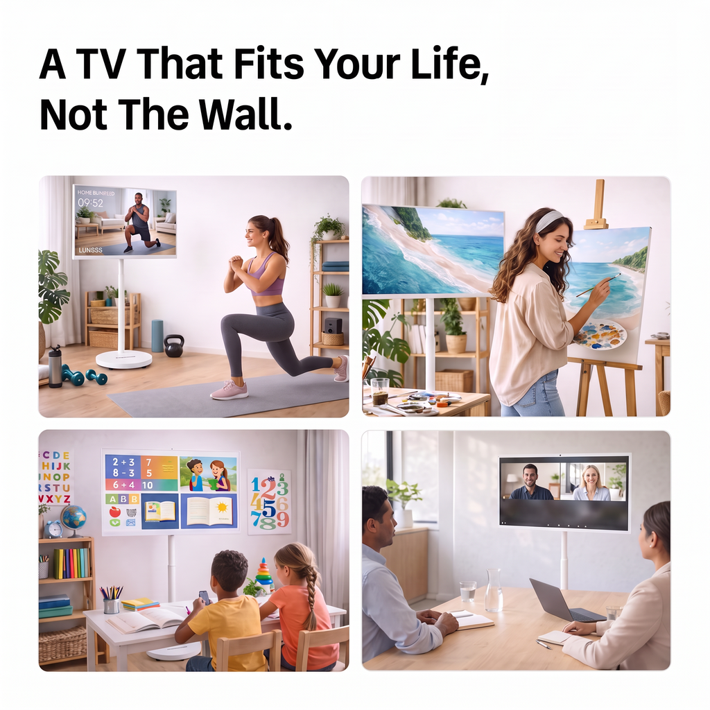 StreamSmile Tragbarer Fernseher.
