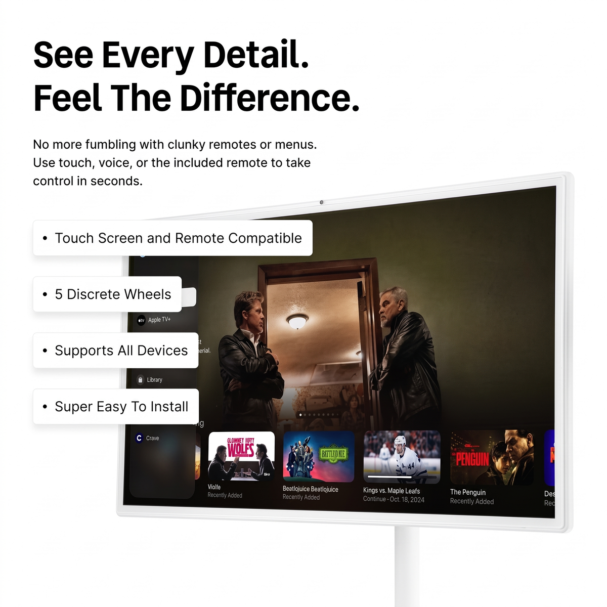 StreamSmile Tragbarer Fernseher.